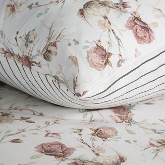 Pościel satynowa RAYA2 160x200 Eurofirany biały