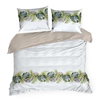 Pościel bawełniana AMBER 140x200 Eurofirany biały