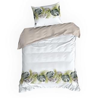 Pościel bawełniana AMBER 140x200 Eurofirany biały