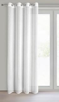 Zasłona gotowa na przelotkach VESTA 140x250 Eurofirany biały