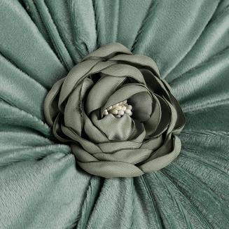 Poszewka dekoracyjna FLORES 40 Eurofirany szałwiowy