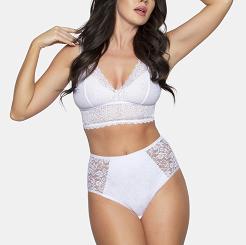 Figi damskie modelujące z wysokim stanem Babell kod 070 białe