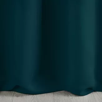 Zasłona gotowa na przelotkach PARISA 140x250 Design91 ciemnoturkusowy