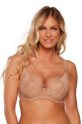 Biustonosz GAIA Semi-Soft Keto 1134 półusztywniany mokka