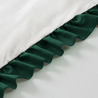 Pościel satynowa B+C.ZI 160x200 Eurofirany biały