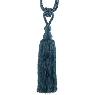 Sznur dekoracyjny do zasłon DIANA ciemnoturkusowy