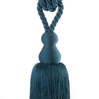 Sznur dekoracyjny do zasłon DIANA ciemnoturkusowy