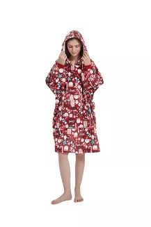 Kocobluza z kapturem Sherpa Hoodie X-MASS