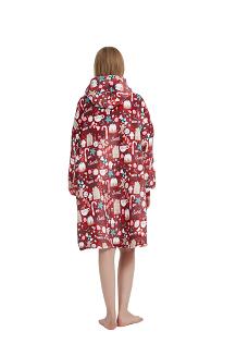 Kocobluza z kapturem Sherpa Hoodie X-MASS