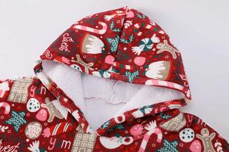 Kocobluza z kapturem Sherpa Hoodie X-MASS