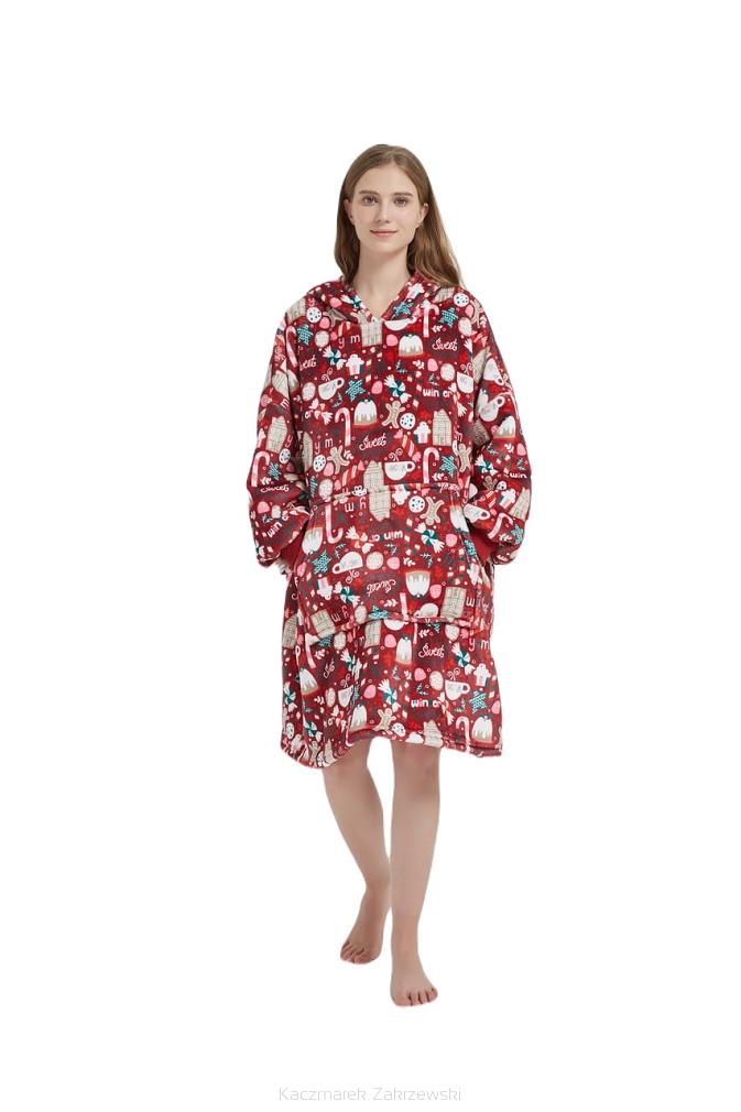 Kocobluza z kapturem Sherpa Hoodie X-MASS