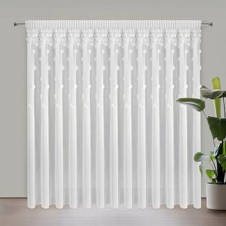 Firana gotowa na taśmie DIANA 350x270 Eurofirany biały