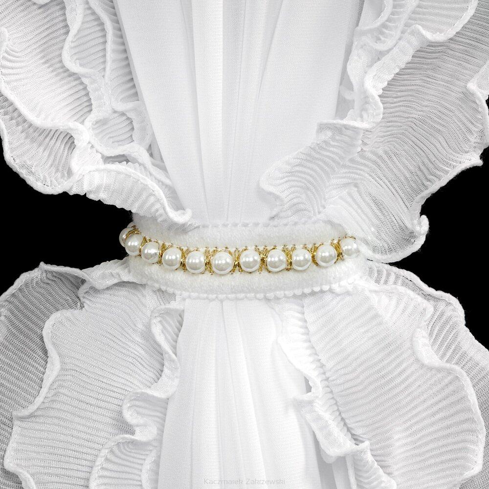 Firana gotowa na przelotkach LUISA 140x250 Eurofirany biały