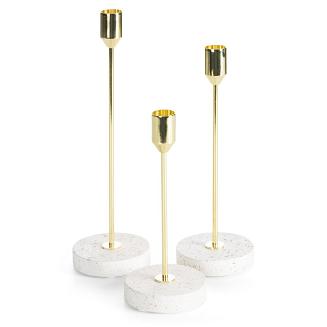 Świecznik dekoracyjny KORI Eurofirany kremowy