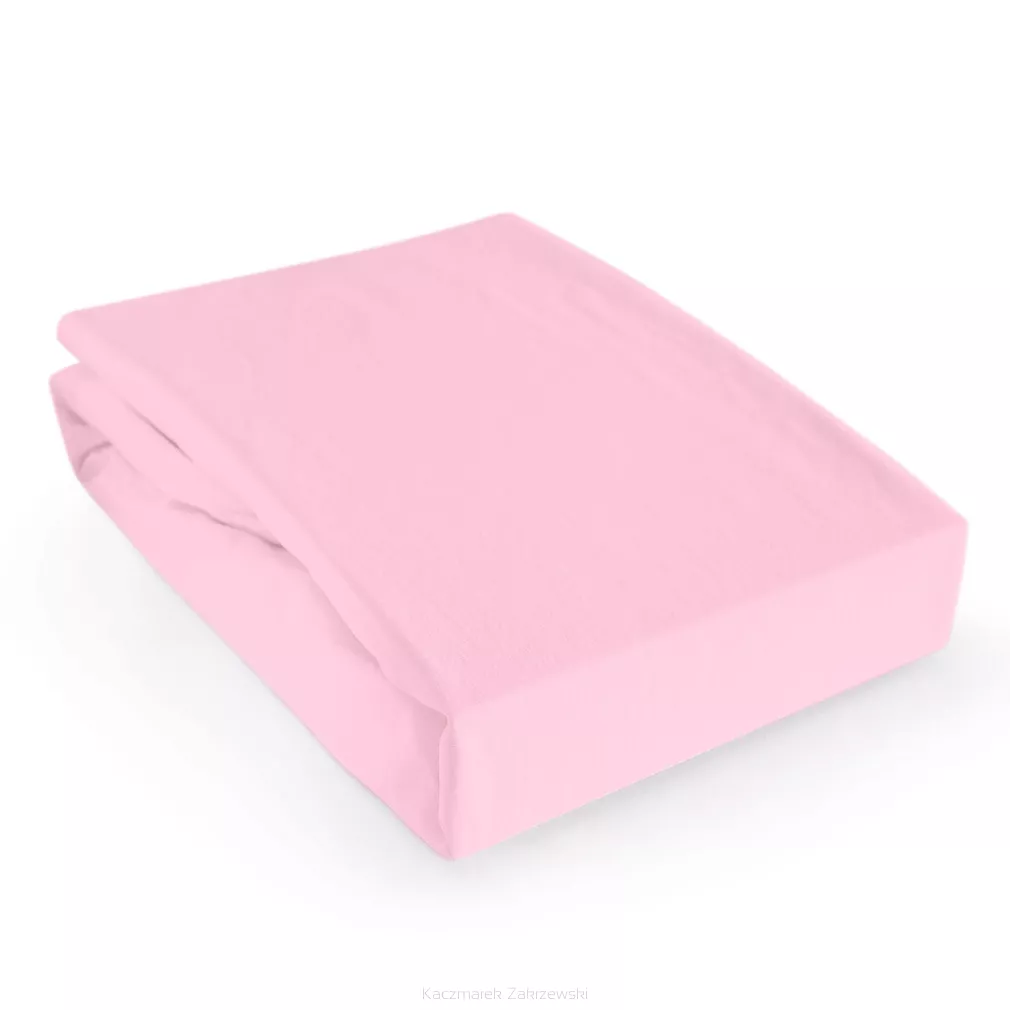Prześcieradło ochronne z gumką jersey 160x200 Darymex różowe