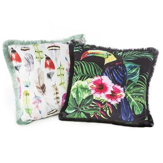 Poszewka dekoracyjna TRISHA 45x45 Design91 mix kolorów