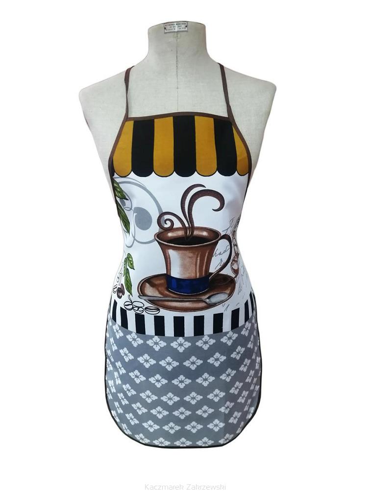 Fartuch kuchenny kawowy podwieczorek