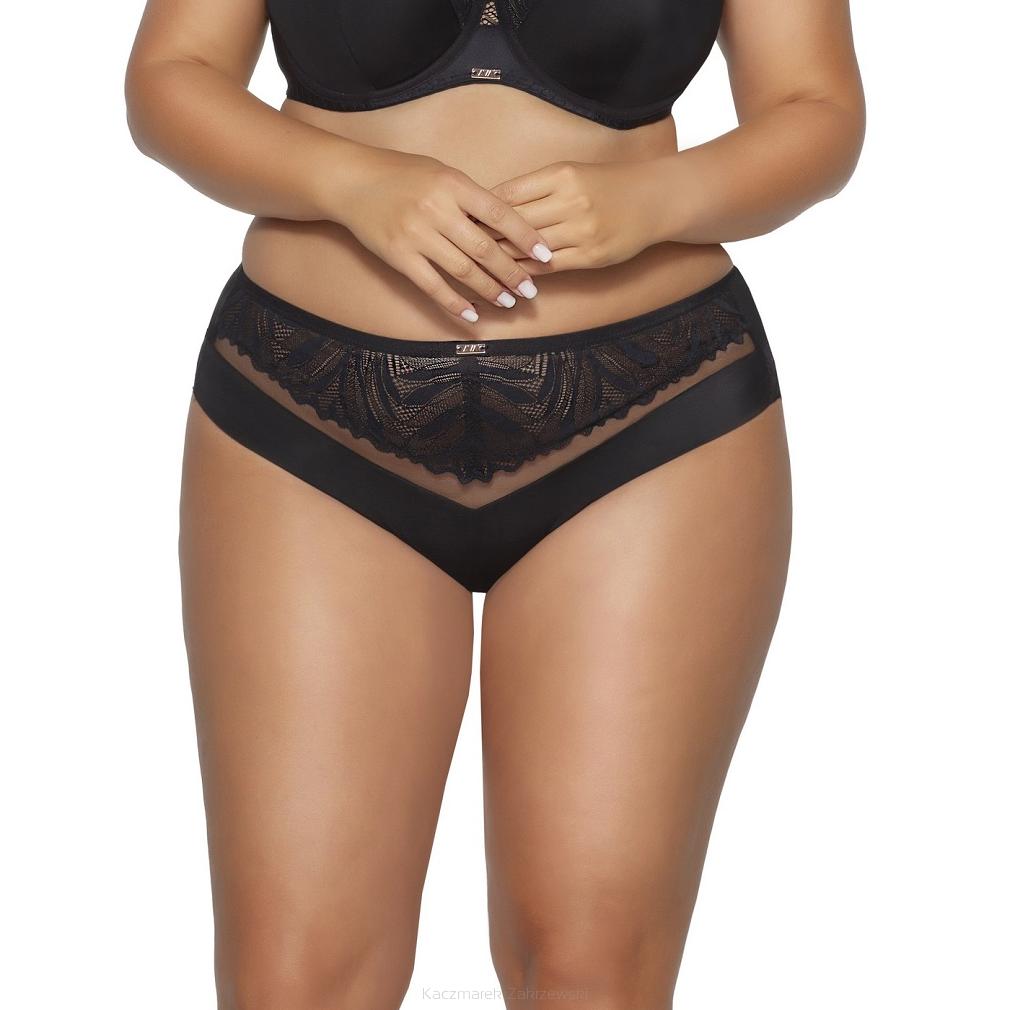 Figi damskie z koronką AV 2107 czarne