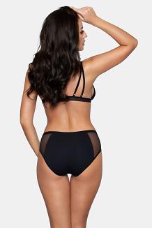 Klasyczne figi damskie z tiulem  BBL 178 kolor: czarny