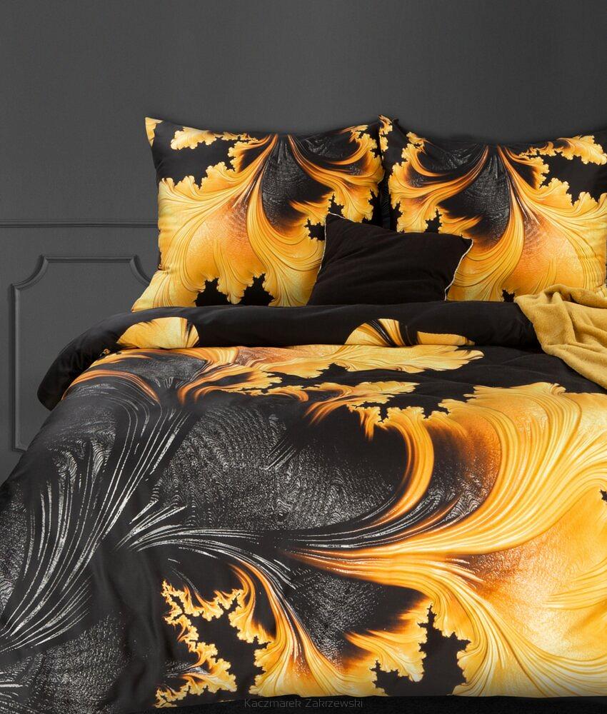 Pościel satynowa PREMIUM14 200x220 Eurofirany czarny