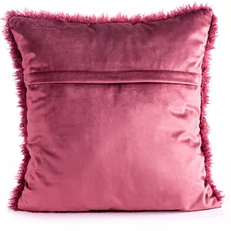 Poszewka dekoracyjna PLUSH 45x45 Eurofirany burgundowy