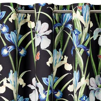 Zasłona gotowa na przelotkach MAJA 140x250 Eurofirany niebieski