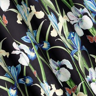 Zasłona gotowa na przelotkach MAJA 140x250 Eurofirany niebieski