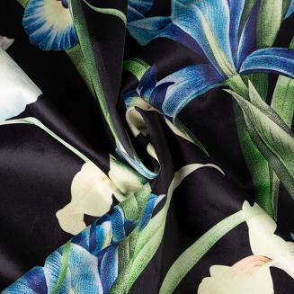 Zasłona gotowa na przelotkach MAJA 140x250 Eurofirany niebieski