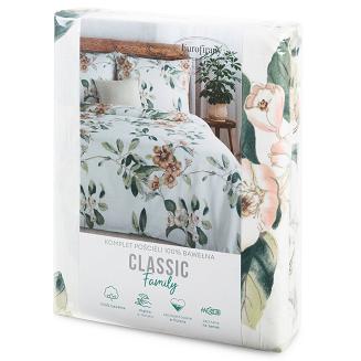 Pościel bawełniana NIKOLA 140x200 Eurofirany biały