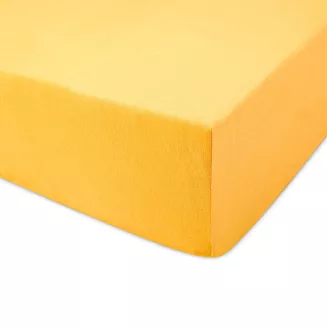 Prześcieradło jersey z gumką 80x160 Darymex musztardowe