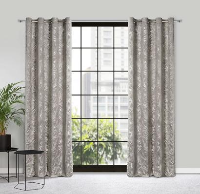 Zasłona gotowa na przelotkach LIVIA 140x250 Eurofirany beżowa