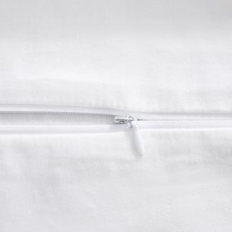 Poszewka satyna bawełniana SIN 40x40 biała