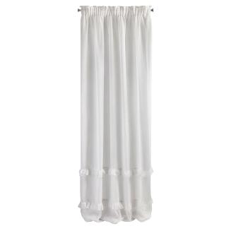 Firana gotowa na taśmie LORENA 140x270 Eurofirany biały