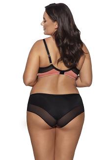 Biustonosz Soft Side Support AV 1130 miękki czarny łososiowy