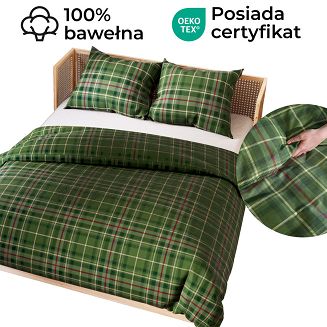 JAMILA Komplet pościeli z bawełny satynowej 160x200cm 100096/SAT/000/160200/1