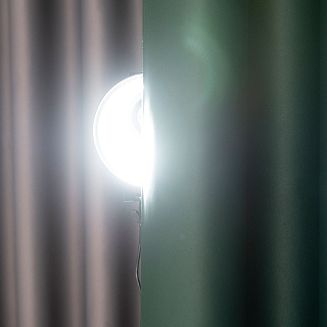 Zasłona gotowa typu blackout na przelotkach DONA 140x 250 butelkowa