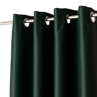 Zasłona gotowa typu blackout na przelotkach DONA 140x250 butelkowa