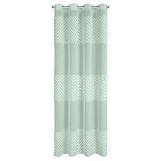 Zasłona gotowa na przelotkach ESTERI 140x250 Eurofirany miętowy