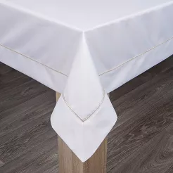 Obrus dekoracyjny MADELE 140x220 Eurofirany biały