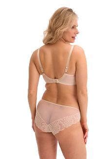 Biustonosz z koronką Semi-Soft Isla 1228 półusztywniany beżowy