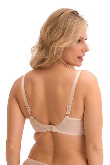Biustonosz z koronką Semi-Soft Isla 1228 półusztywniany beżowy