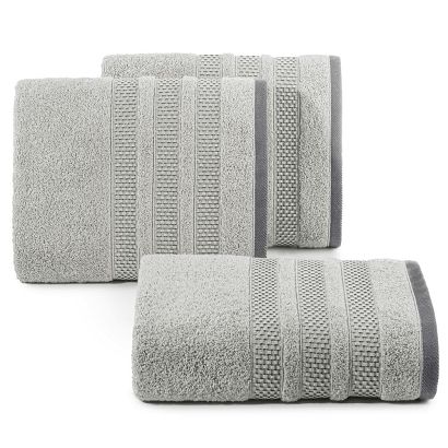 Ręcznik bawełniany NASTIA 70x140 Eurofirany szary
