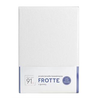 Prześcieradło FROT 160x200 Design91 biały