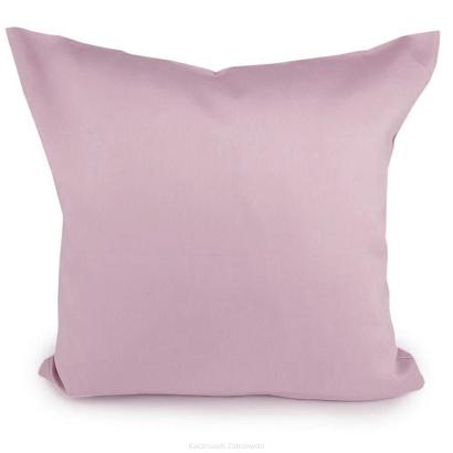 Poszewka satyna bawełniana 40x40 pudrowa