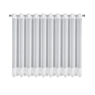 Firana gotowa na przelotkach ARTEMIDA 350x145 Eurofirany biały