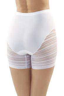 Matjki damskie z nogawkami przeciw otarciom Verda białe