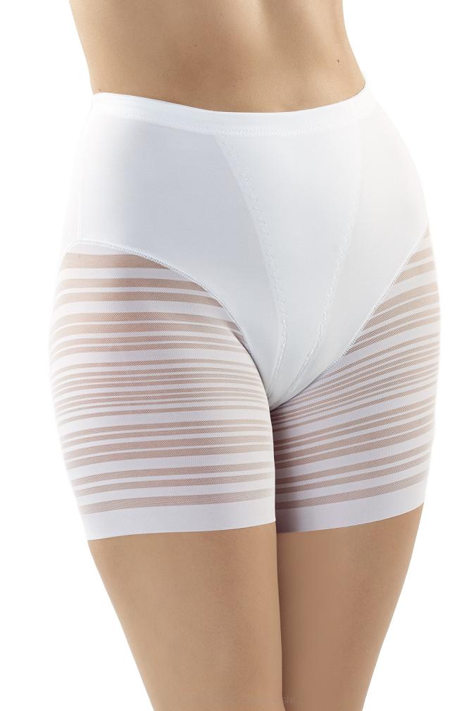 Matjki damskie z nogawkami przeciw otarciom Verda białe