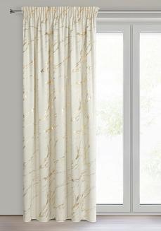 Zasłona gotowa na taśmie MOLLY 140x270 Eurofirany kremowy