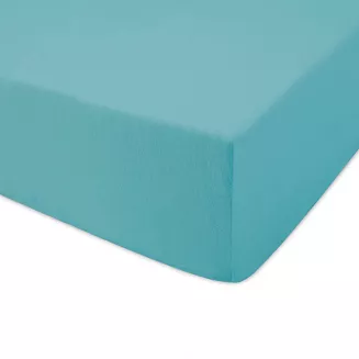Prześcieradło jersey z gumką 120x200 Darymex turkusowe