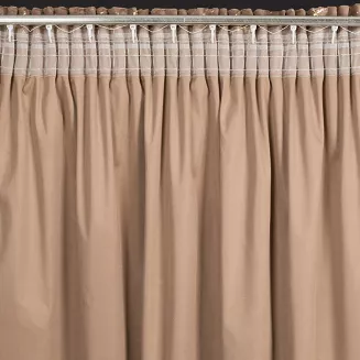 Zasłona gotowa na taśmie MOLLY 140x270 Eurofirany brązowy